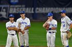 Baseball vs Salisbury  Wheaton College Baseball takes on Salisbury University in game two of the NCAA D3 College World Series at Veterans Memorial Stadium in Cedar Rapids, Iowa. - Photo By: KEITH NORDSTROM : Wheaton Basball, NCAA, Baseball, World Series